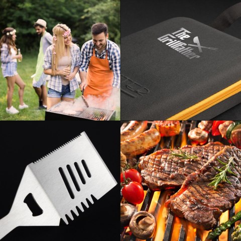 Grillfather BBQ Legend Set - maty i akcesoria grillowe - prezent dla Taty Grillfather BBQ Legend Set - maty i akcesoria grillowe - prezent dla Taty