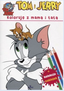 Książeczka kolorowanka TOM I JERRY | 38130