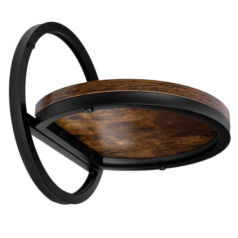 Kwietnik metalowy ścienny czarny Ebro Rustic loft Kwietnik metalowy ścienny czarny Ebro Rustic loft