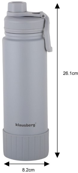 BUTELKA TERMICZNA 720ML KLAUSBERG SZARA KB-7638