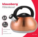 CZAJNIK STALOWY 2.7L DNO x7 KLAUSBERG COPPER KB-7385