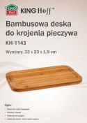 DESKA DO KROJENIA 33 X 23CM BAMBUSOWA KiNGHOFF KH-1143