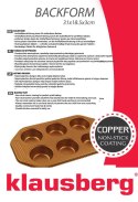 FORMA DO PIECZENIA MUFFINY x6 NON-STICK KLAUSBERG COPPER | KB-7375