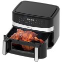 FRYTOWNICA BEZTŁUSZCZOWA DWUKOMOROWA 9L 1750W KLAUSBERG AIR FRYER KB-7717