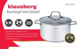 GARNEK 5.9L / 24CM KLAUSBERG PREMIUM 18/10 KB-7214