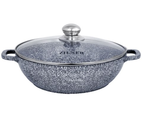 GARNEK MARMUROWY WOK 3.3L 28CM ZILNER ZL-7069