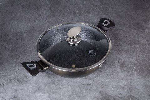 GARNEK NISKI Z POWŁOKĄ GRANITOWĄ 3.8L 28CM BERLINGER HAUS SHINY BLACK BH-6609 GARNEK NISKI Z POWŁOKĄ GRANITOWĄ 3.8L 28CM BERLINGER HAUS SHINY BLACK BH-6609