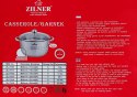 GARNEK STALOWY 14L 32cm DNO 5 WARSTWOWE ZILNER ZL-7311