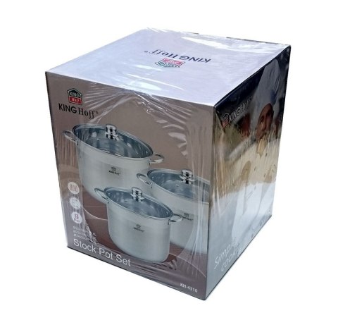 GARNKI KiNGHOFF 6 ELE 9L/ 7L/ 5L KH-4310 GARNKI KiNGHOFF 6 ELE 9L/ 7L/ 5L KH-4310