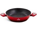 GARNKI z POWŁOKĄ GRANITOWĄ 15 ELE. ZILNER CHERRY RED NOIR ZL-8520