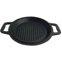 KOCIOŁEK ŻELIWNY MYŚLIWSKI 12L Z PATELNIĄ GRILL 2 W 1 KINGHOFF KH-1842