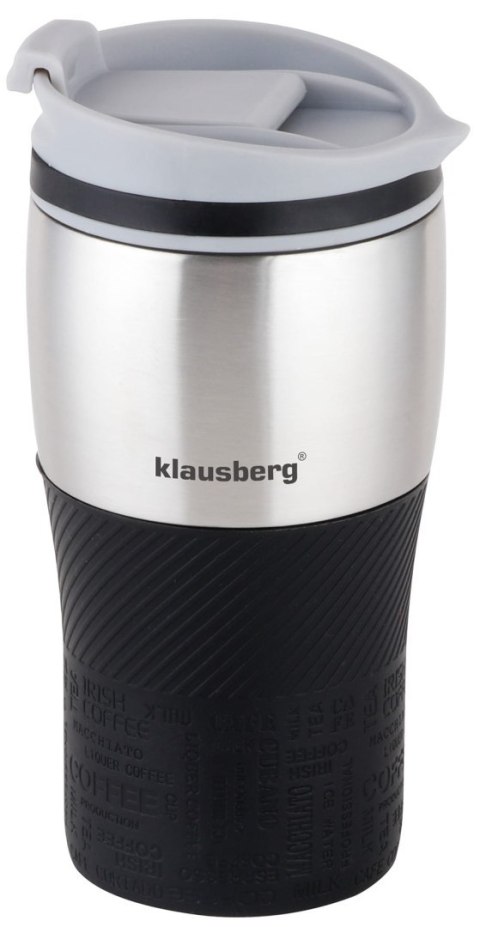 KUBEK TERMICZNY 320ML KLAUSBERG CZARNY KB-7625