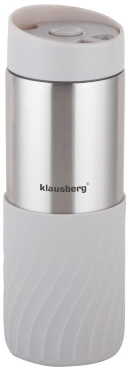 KUBEK TERMICZNY 400ML STAL NIERDZEWNA 18/8 KLAUSBERG BEŻOWY KB-7636