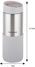 KUBEK TERMICZNY 400ML STAL NIERDZEWNA 18/8 KLAUSBERG BEŻOWY KB-7636