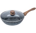 PATELNIA / WOK 28CM KiNGHOFF GRANIT WOOD KH-1171 / 1584