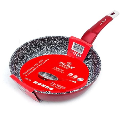 PATELNIA 30CM MARMUROWO-CERAMICZNA ZILNER STONETEC BURGUND ZL-9258 PATELNIA 30CM MARMUROWO-CERAMICZNA ZILNER STONETEC BURGUND ZL-9258