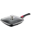 PATELNIA GRILLOWA GRANITOWA 24CM KINGHOFF KH-1510 ODŁ. UCHWYT