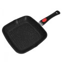 PATELNIA GRILLOWA GRANITOWA 24CM KINGHOFF KH-1510 ODŁ. UCHWYT