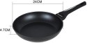 PATELNIA Z POWŁOKĄ MARMUROWĄ NON-STICK 24CM KLAUSBERG KB-7689