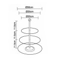 PATERA DO CIAST 3-POZIOMOWA KiNGHOFF KH-4016