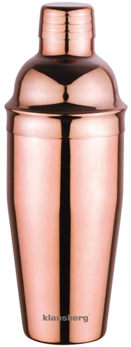 SHAKER BARMAŃSKI DO DRINKÓW KOKTAJLI 750ML ROSEGOLD KLAUSBERG KB-7650