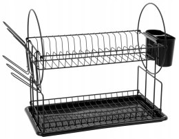 SUSZARKA DO NACZYŃ 2 POZIOMOWA 50 X 23 X 33 CM KRISBERG KS-2510