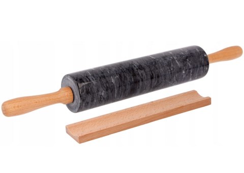 WAŁEK MARMUROWY DO CIASTA Z PODSTAWKĄ 46cm BRUNBESTE BB-3145 WAŁEK MARMUROWY DO CIASTA Z PODSTAWKĄ 46cm BRUNBESTE BB-3145