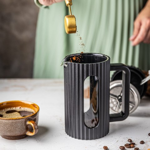 ZAPARZACZ DO HERBATY KAWY SZKLANY FRENCH PRESS 1000 ML CZARNY KLAUSBERG KB-7751 ZAPARZACZ DO HERBATY KAWY SZKLANY FRENCH PRESS 1000 ML CZARNY KLAUSBERG KB-7751