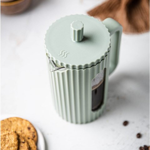 ZAPARZACZ DO HERBATY KAWY SZKLANY FRENCH PRESS 1000 ML ZIELONY KLAUSBERG KB-7755 ZAPARZACZ DO HERBATY KAWY SZKLANY FRENCH PRESS 1000 ML ZIELONY KLAUSBERG KB-7755