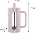 ZAPARZACZ DO HERBATY KAWY SZKLANY FRENCH PRESS 350 ML BEŻOWY KLAUSBERG KB-7744