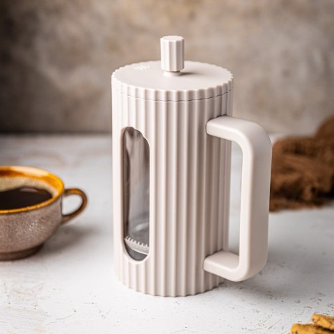 ZAPARZACZ DO HERBATY KAWY SZKLANY FRENCH PRESS 350 ML BEŻOWY KLAUSBERG KB-7744 ZAPARZACZ DO HERBATY KAWY SZKLANY FRENCH PRESS 350 ML BEŻOWY KLAUSBERG KB-7744
