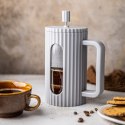 ZAPARZACZ DO HERBATY KAWY SZKLANY FRENCH PRESS 600 ML SZARY KLAUSBERG KB-7747