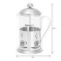 ZAPARZACZ DO HERBATY Z DOCISKIEM FRENCH PRESS 800ML KINGHOFF KH-4832