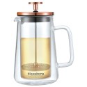 ZAPARZACZ DO KAWY HERBATY 0,35L FRENCH PRESS KLAUSBERG KB-7723