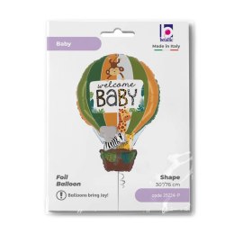 Balon Foliowy - Welcome Baby dżungla Safari 76cm Grabo