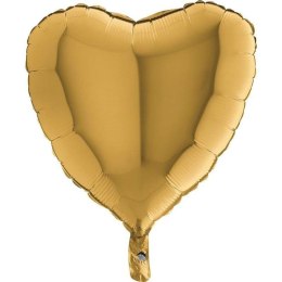 Balon Foliowy - Złote Serce 46 cm Grabo Grabo