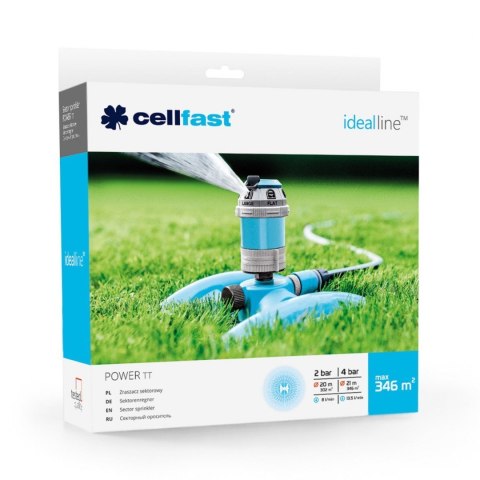 Zraszacz Sektorowy POWER IDEAL (52-066) Cellfast Zraszacz Sektorowy POWER IDEAL (52-066) Cellfast