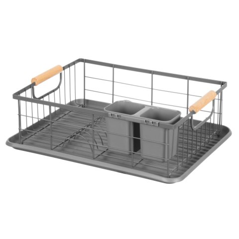 SUSZARKA DO NACZYŃ OCIEKACZ 44 X 32 X 13.7CM BRUNBESTE BB-2335 SZARA SUSZARKA DO NACZYŃ OCIEKACZ 44 X 32 X 13.7CM BRUNBESTE BB-2335 SZARA