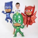 Balon Foliowy - PJ MASKS Gekko Pidżamersi Greg Gekson zielony Grabo