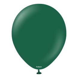 Balony lateksowe Kalisan Dark Green, c. zielony 13cm, 100 szt. Kalisan