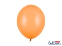 Balony lateksowe Strong, Pomarańczowe, Pastel Bright Orange, 30cm, 50szt. Partydeco