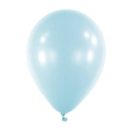 Balony lateksowe Błękitne, Decorator Macaron Sky Blue, 28cm, 50 szt. Amscan / Anagram