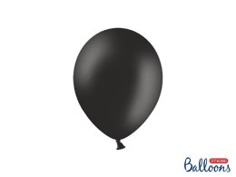 Balony lateksowe Strong, Czarne, Pastel Black, 23cm, 100 szt. Partydeco