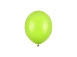 Balony lateksowe Strong, Limonkowe, Pastel Lime Green, 12cm, 100 szt. Partydeco