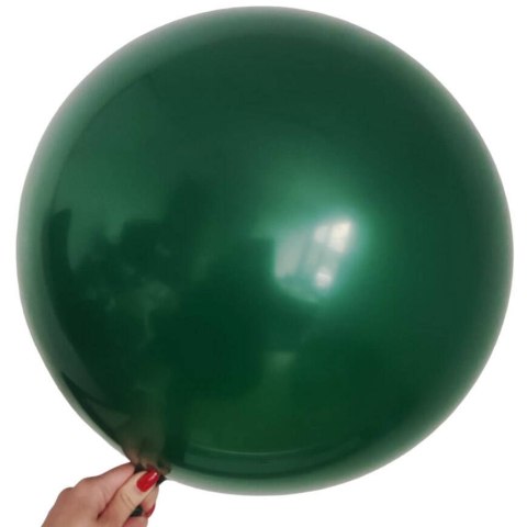 Balony lateksowe Zielone, Decorator Crystal Festive Green, 61cm, 4 szt. Amscan / Anagram