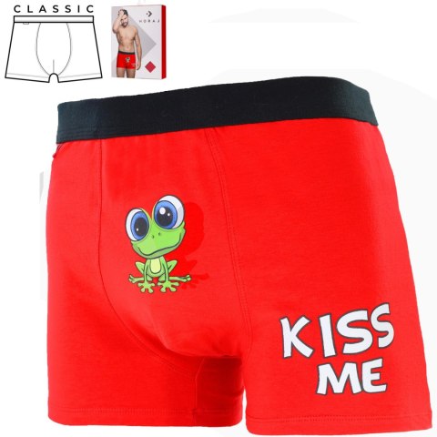 Bokserki Walentynkowe Kiss Me rozmiar XXL | MBX600-347