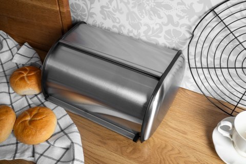 CHLEBAK STALOWY Z DESKĄ ORAZ MASELNICZKĄ BRUNBESTE BB-2752 CHLEBAK STALOWY Z DESKĄ ORAZ MASELNICZKĄ BRUNBESTE BB-2752