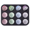 Forma do pieczenia muffinek na muffinki foremki papilotki 12 szt