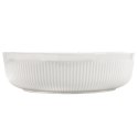 Naczynie porcelanowe forma do zapiekania okrągła biała 29 cm 4 l