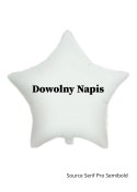 Naklejka personalizowana na balon, dowolny napis, 15x25 cm Flowballoons